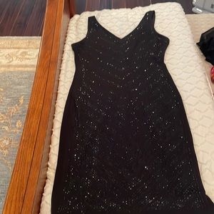 Black cocktail dress